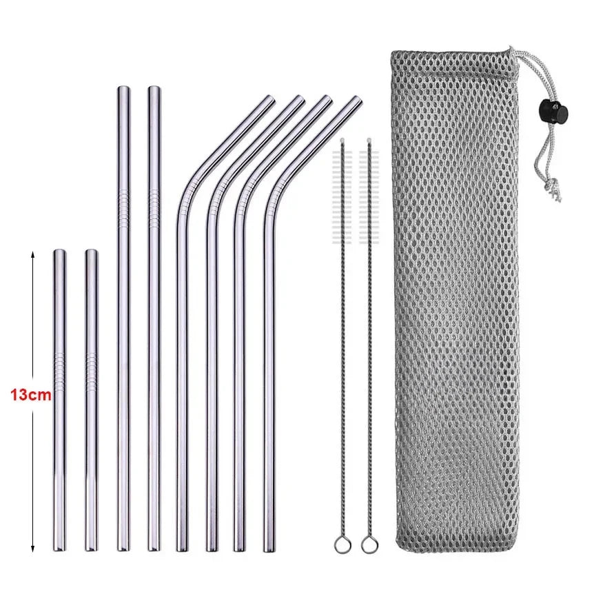 Pailles en acier inoxydable