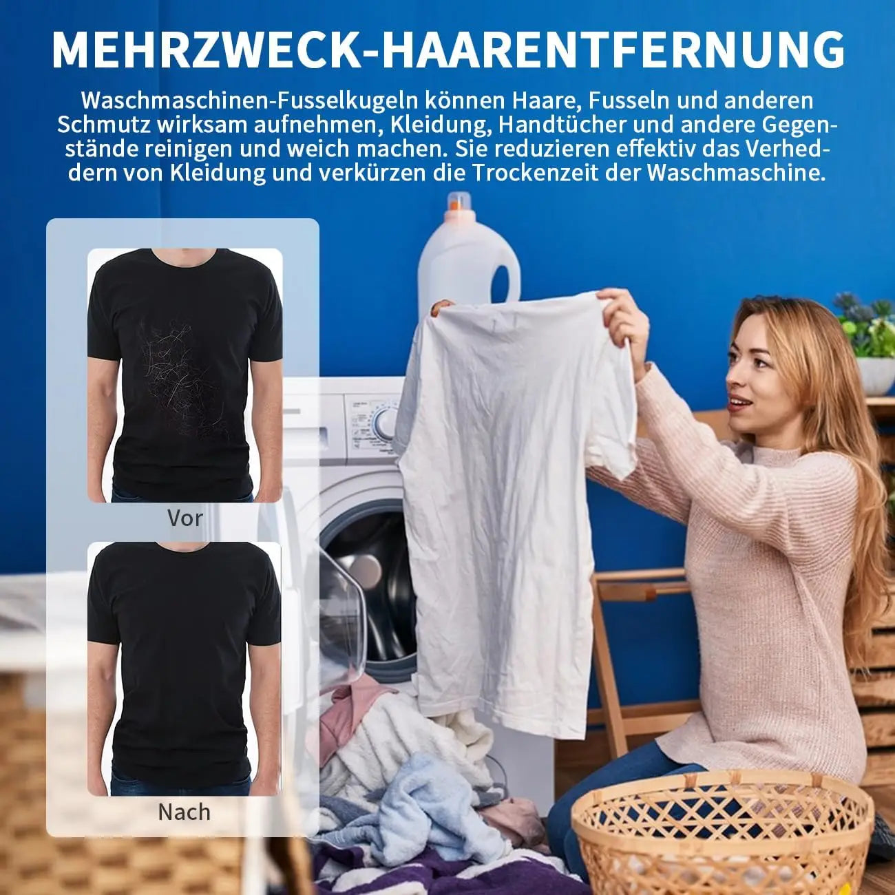 Attrape-poils pour machine à laver