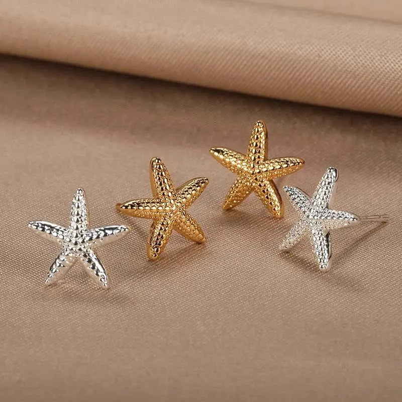Boucles d’oreilles Océane – Étoile de mer