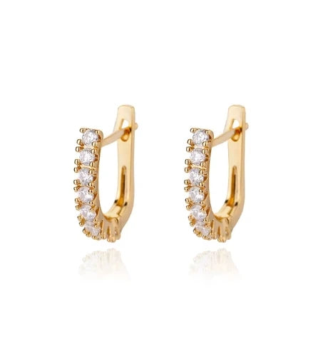 Boucles d’oreilles Nina – Créoles cœur
