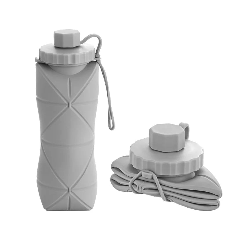 Gourde pliable en silicone