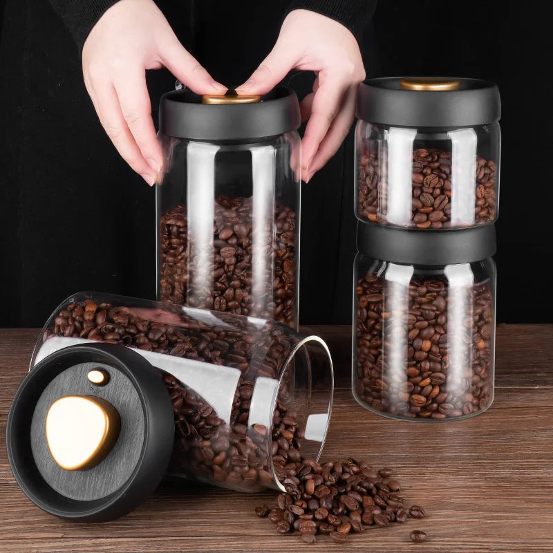 Bocal hermétique pour café