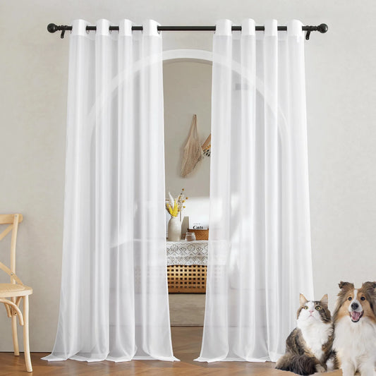 Rideaux transparents