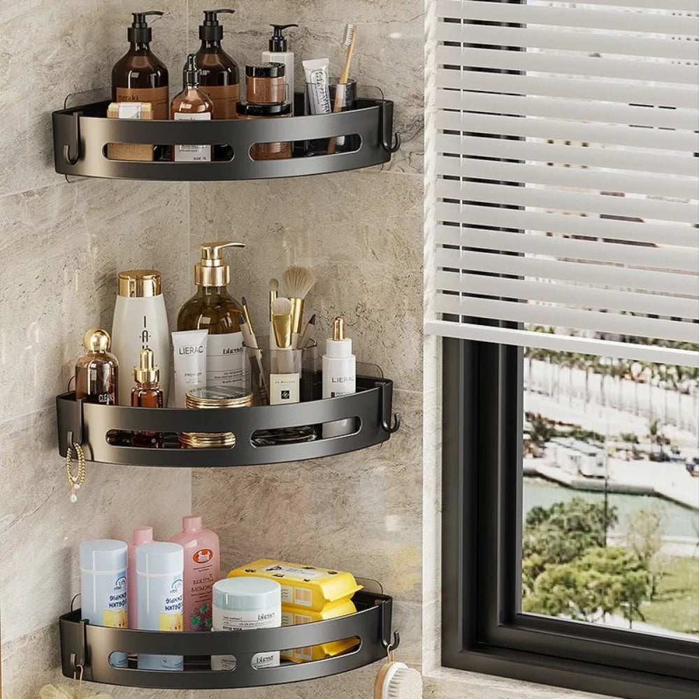 Étagère d'angle de douche