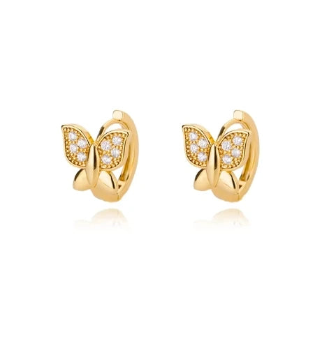 Boucles d’oreilles Nina – Créoles cœur