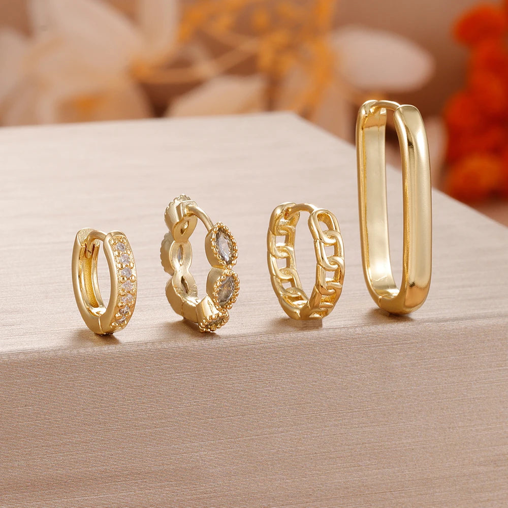 Boucles d’oreilles Léna – Élégance lumineuse