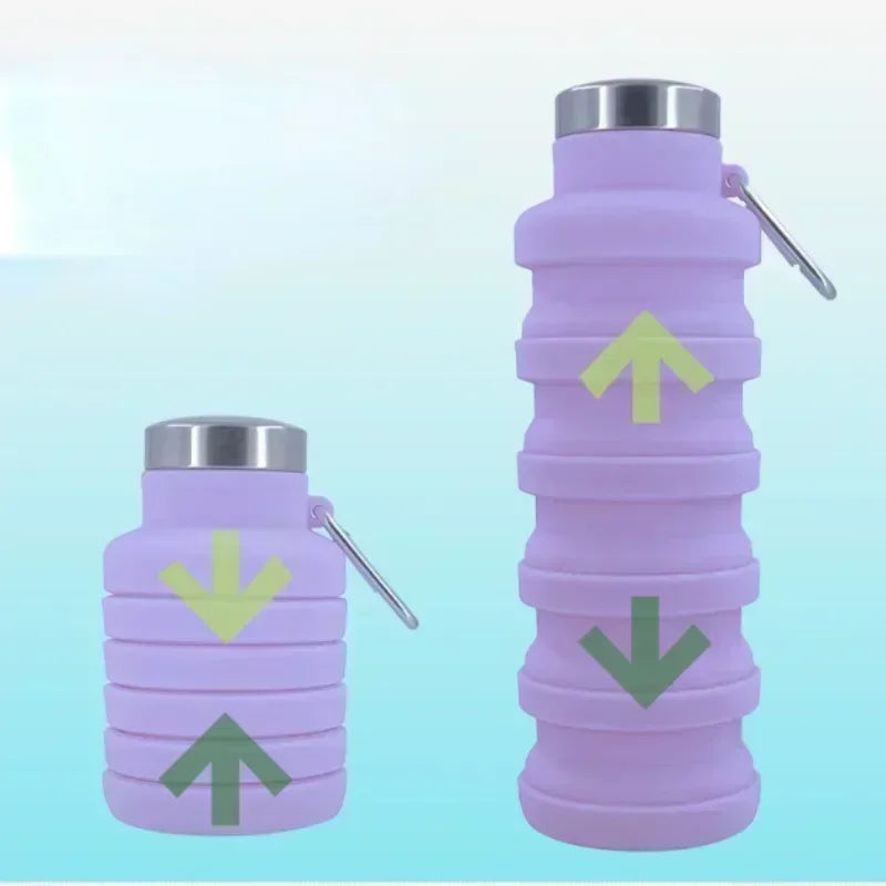 Gourde pliable en silicone