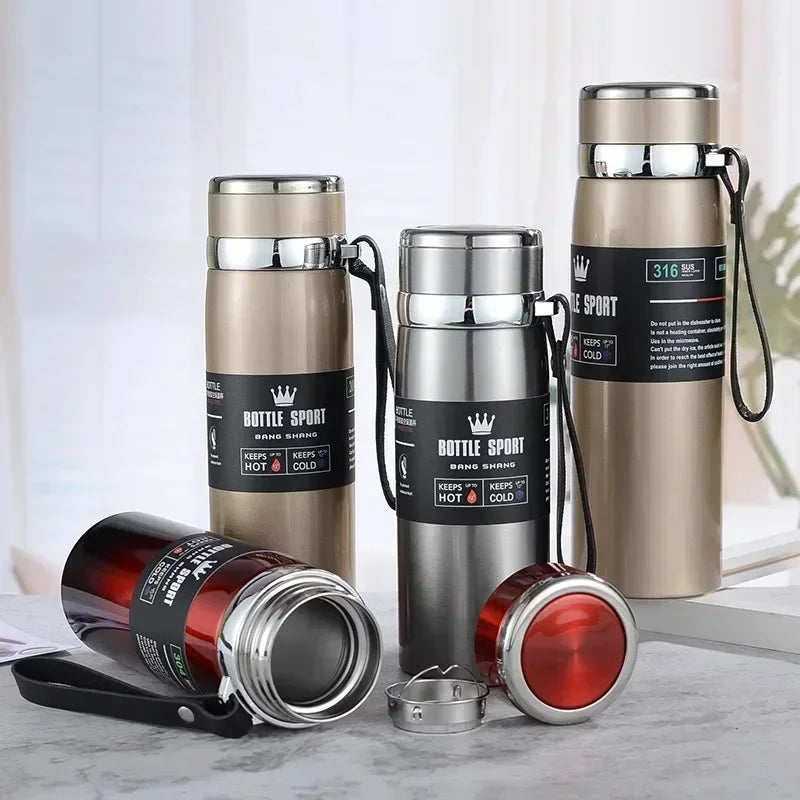 Bouteille thermos en acier inoxydable
