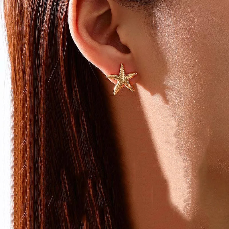 Boucles d’oreilles Océane – Étoile de mer