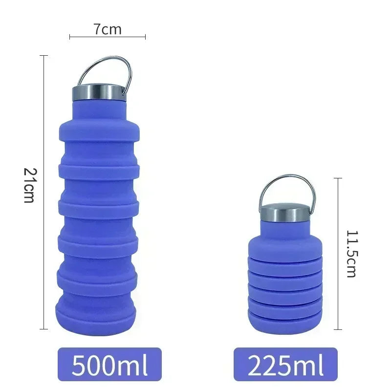 Gourde pliable en silicone