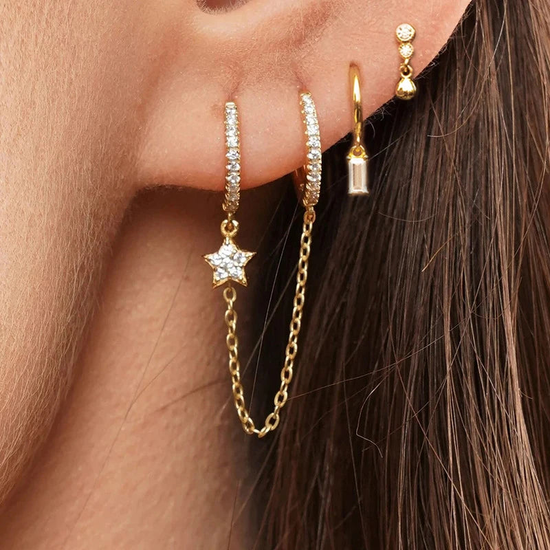 Boucles d'oreilles luna