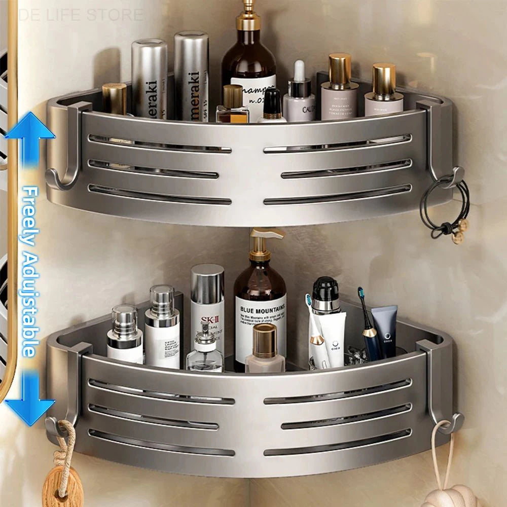 Étagère d'angle de douche