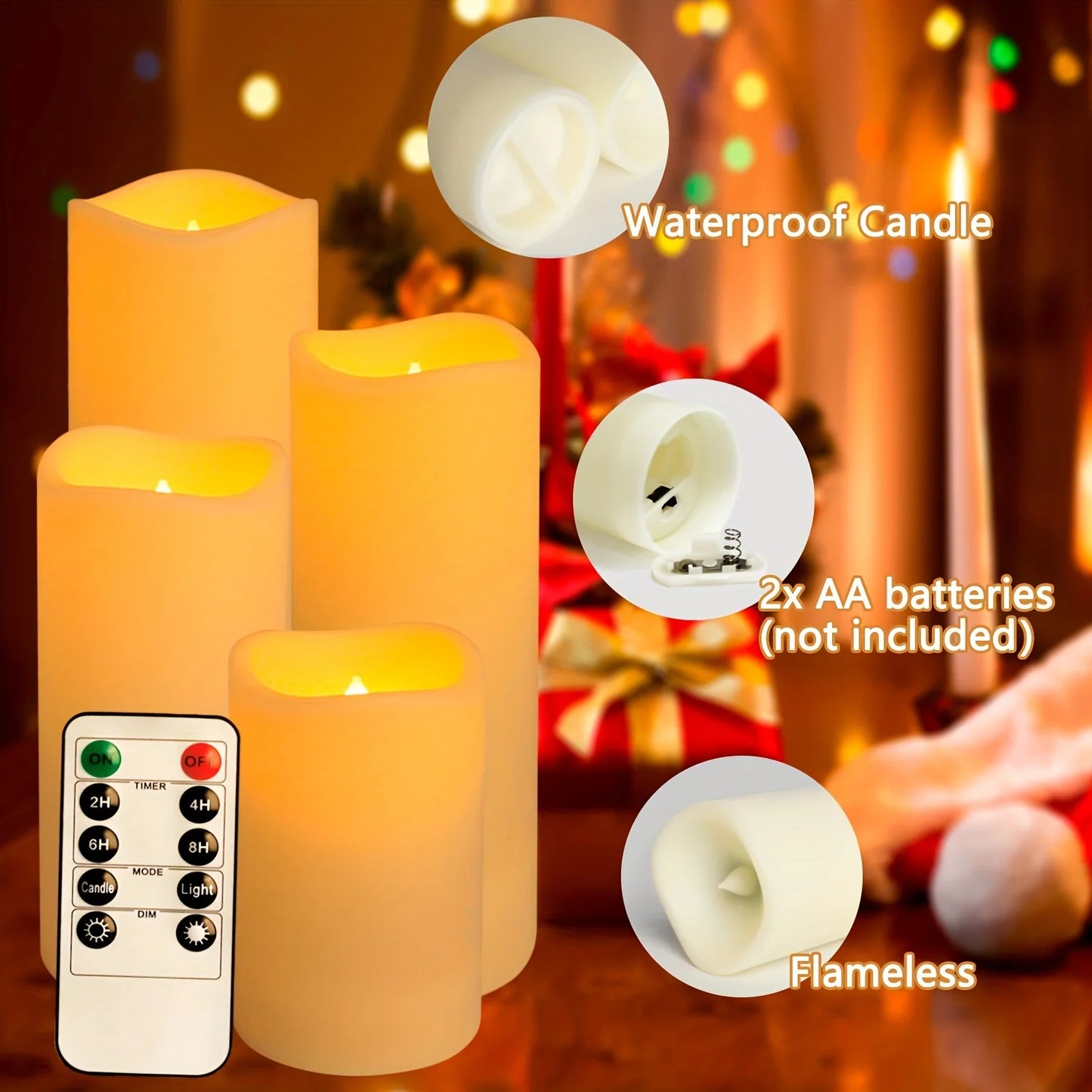 Bougie d'ambiance électrique