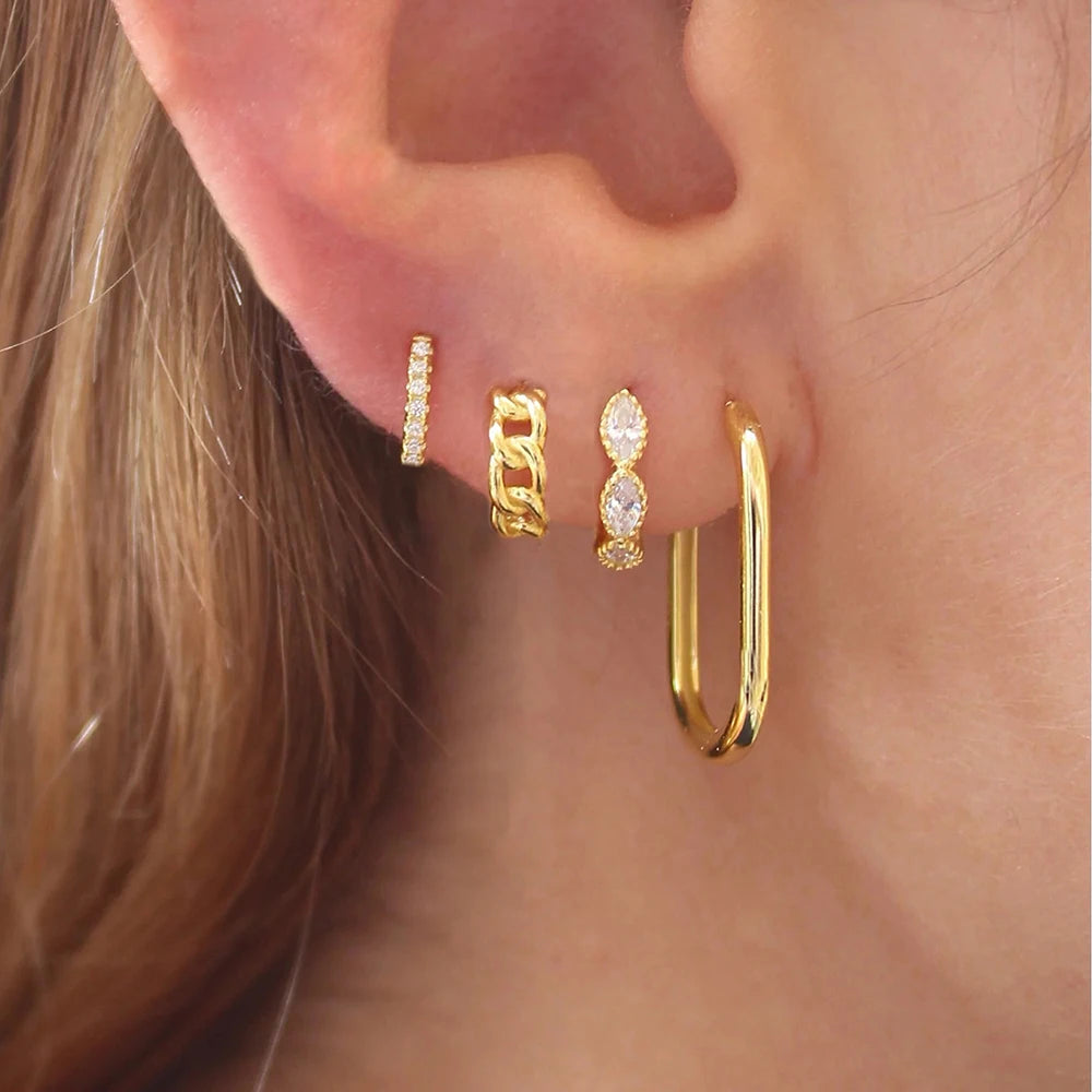 Boucles d’oreilles Léna – Élégance lumineuse