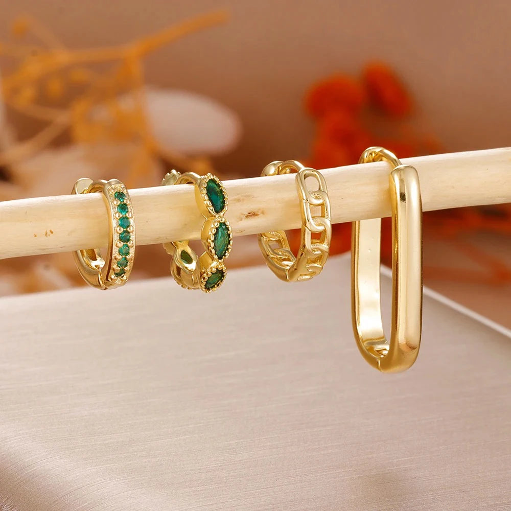 Boucles d’oreilles Léna – Élégance lumineuse