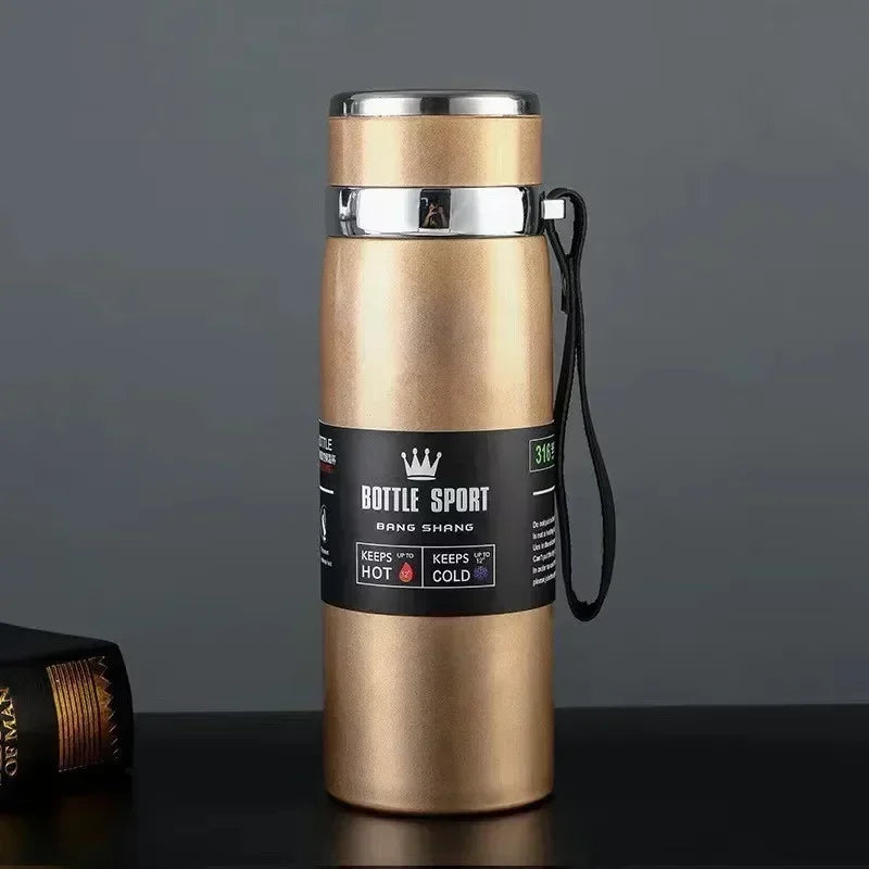 Bouteille thermos en acier inoxydable