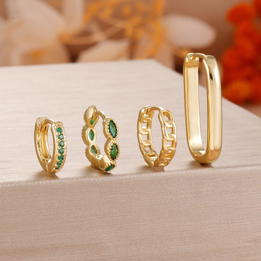 Boucles d’oreilles Léna – Élégance lumineuse