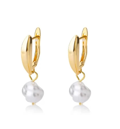 Boucles d’oreilles Nina – Créoles cœur